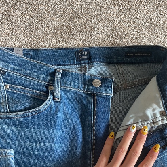 Citizens of Humanity Chrissy Uber High Rise Skinny Jeans Sz 28 - Picture 7 of 10